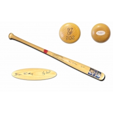 Yogi Berra Bill Dickey Dual signed Cooperstown Bat Co. Baseball Bat w/PSA/DNA LOA